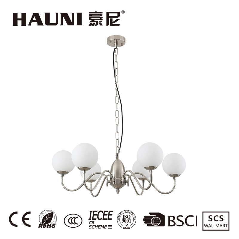 Glass Luxury Nordic Modern Hanging Light Ceiling Lamp Chandelier