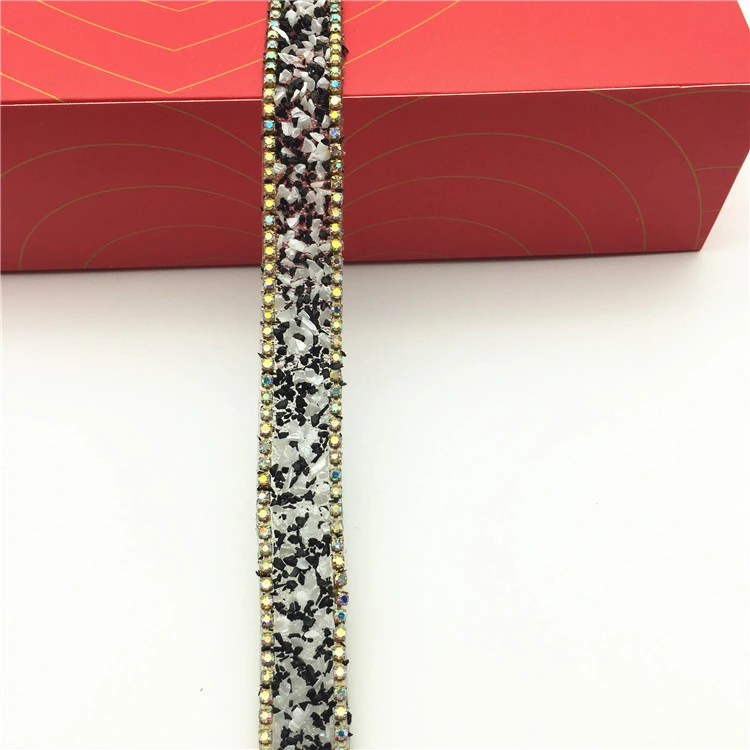 Costume Iron on Strass Crystal Rhinestone Cup Plastic Trim