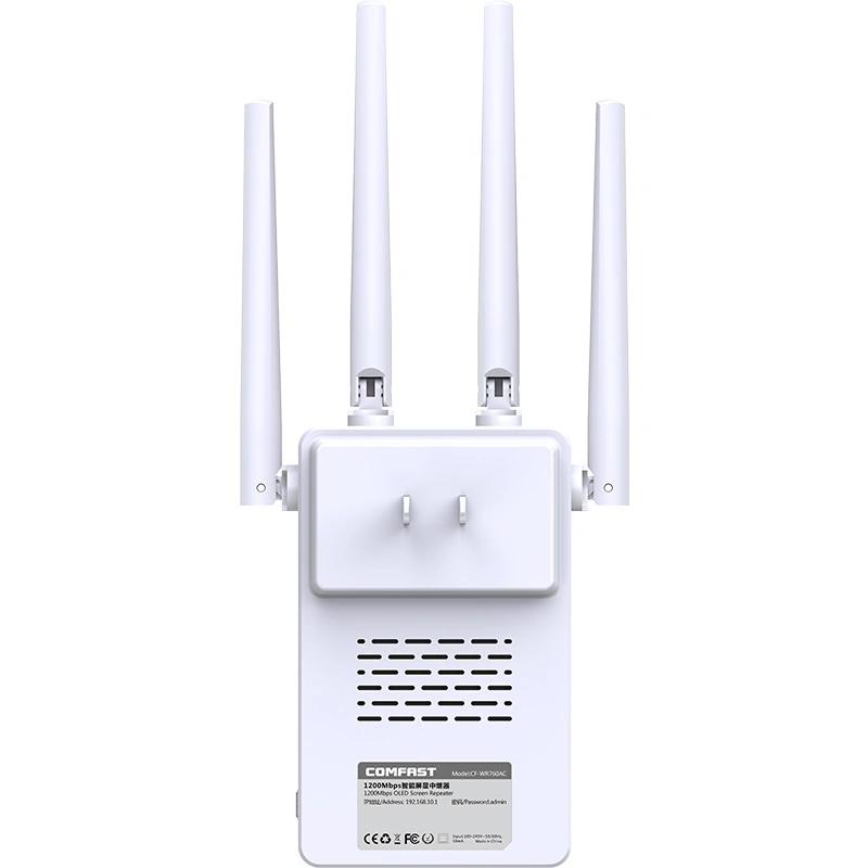 Comfast High Speed 1200Mbps Network Signal Extender WiFi Repeater Dual Band WiFi Booster