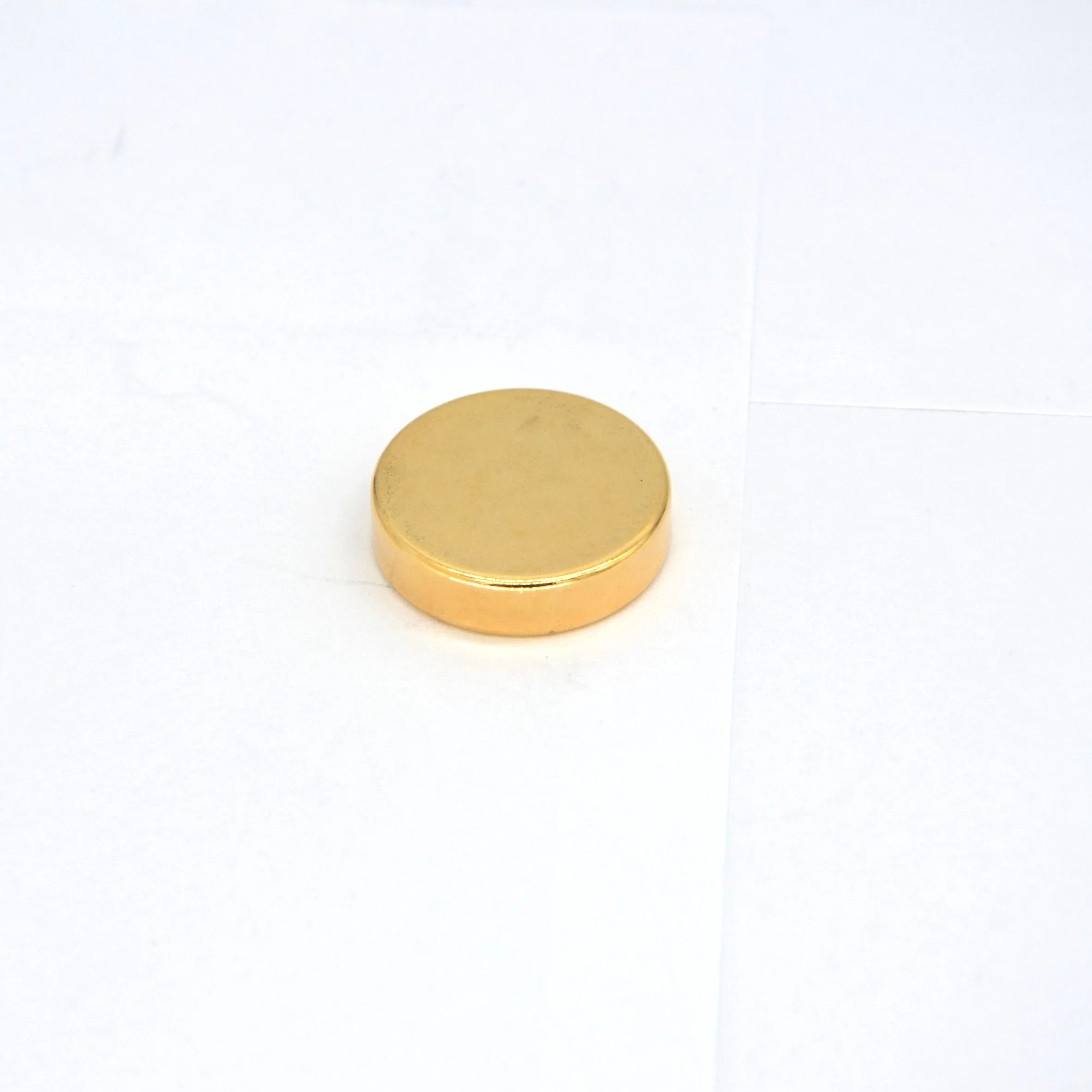 20 Years NdFeB Magnetic Factory Customize Coating Gold Coated Strong Magnet Disc Neodymium Permanent Magnet for Outer Parts