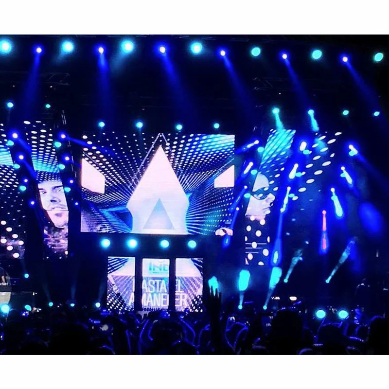 P2.976 Flat Curve Video Full Color HD Rental Advertising LED Flat TV Display Screen Panel