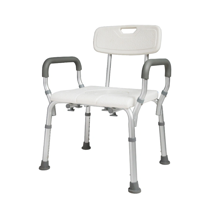 Bathroom supplies shower chair with Backrest safety bath chair