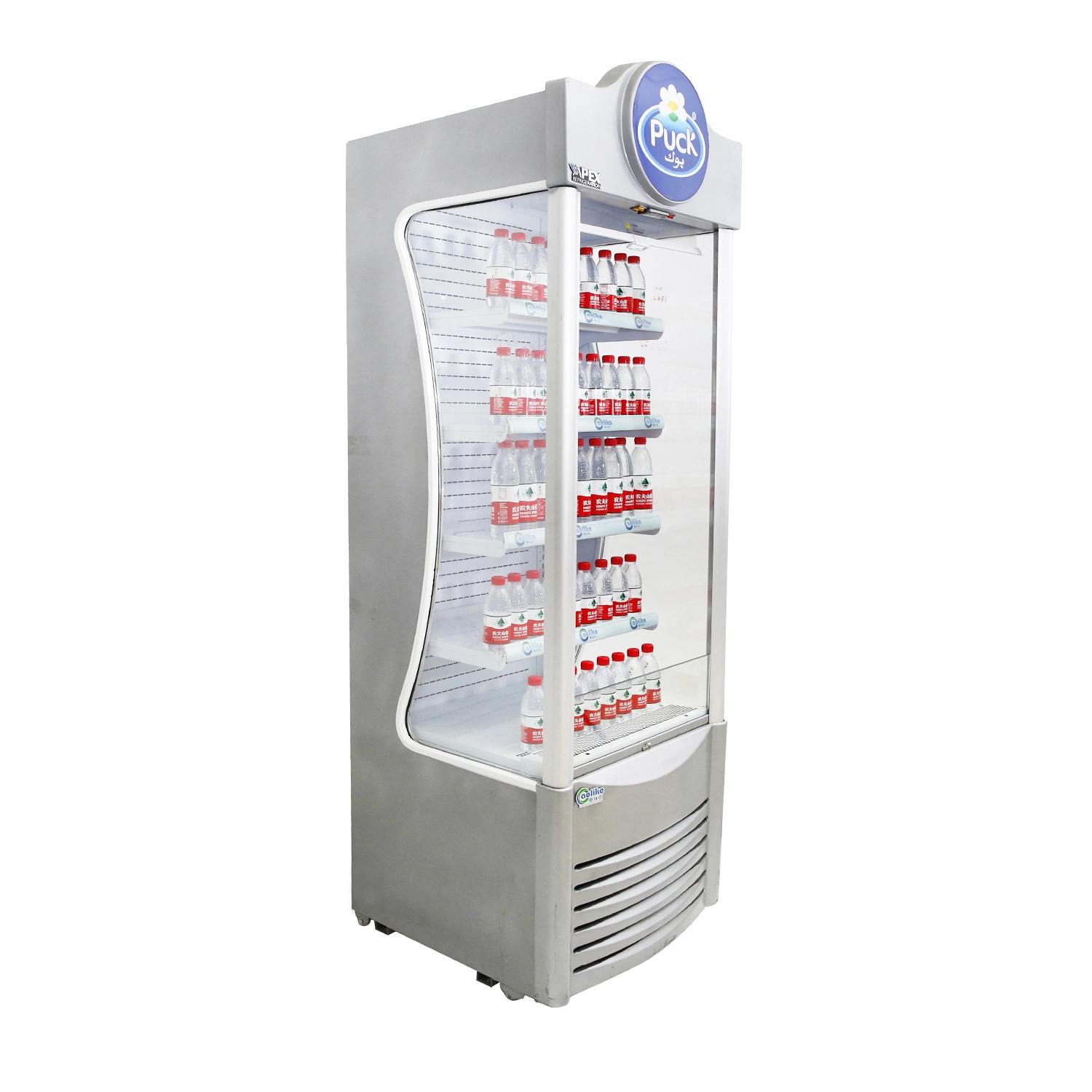 Energy Saving Glass Open Type Chiller Fridge Beverage Cooler Showcase with Digital temperature Control