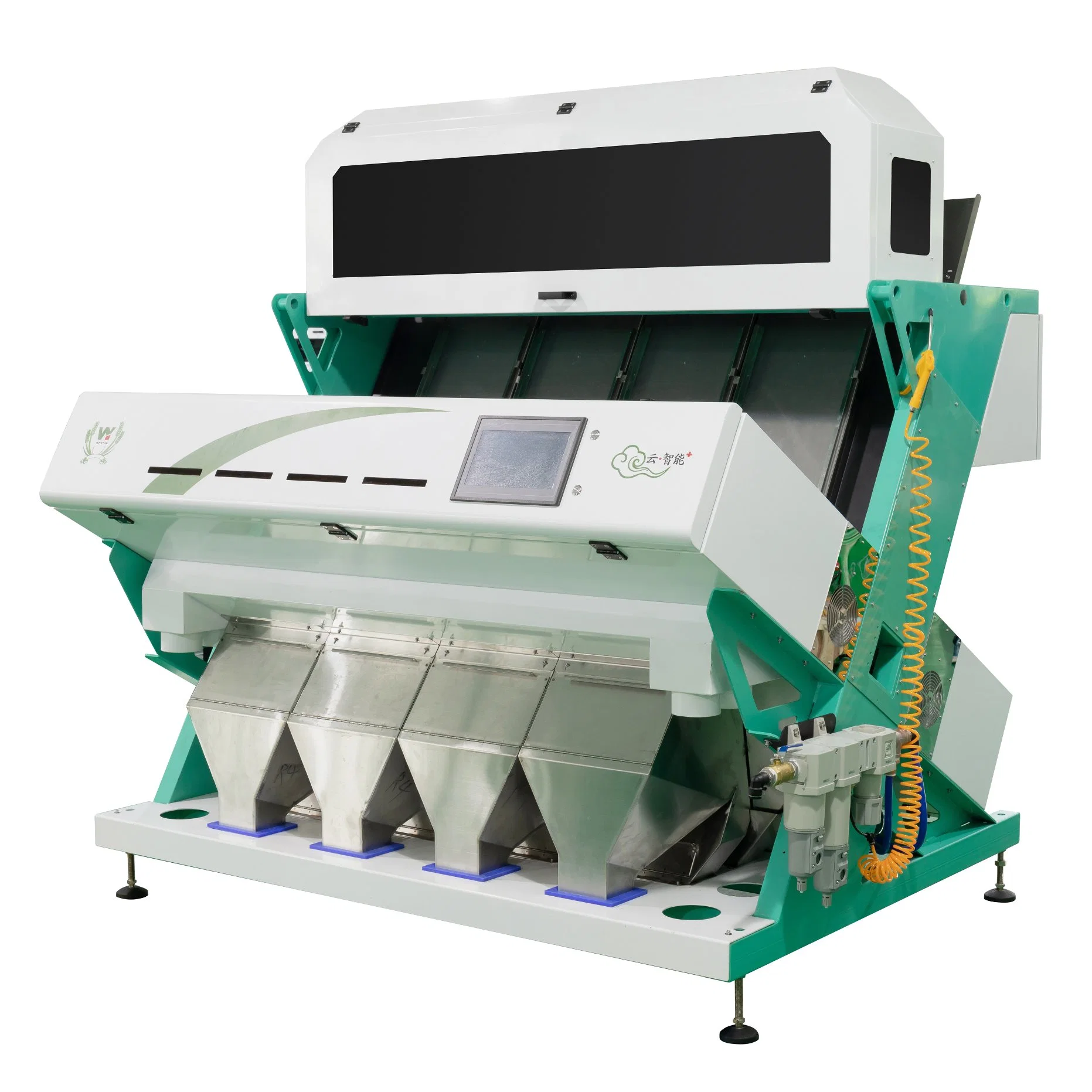 PP PE EVA Pet Plastic Particles Color Sorter Machine for Separating Different Colored Plastic Granules