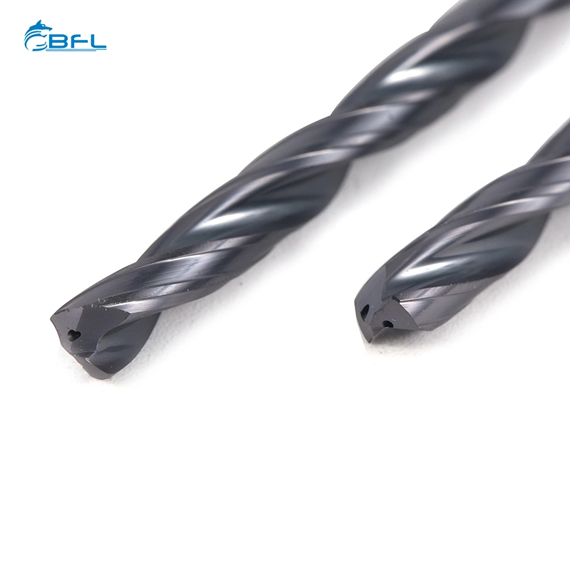 Bfl Solid Carbide Twist Elongated Coolant Drill Bits Carbide Cutting Tools