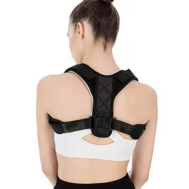 Adjustable Back Posture Corrector Spine Back Shoulder Lumbar Brace Support Belt Posture Correction Nylon