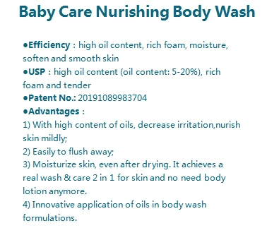 Baby Care Bath Product Tear-Free Shower Gel for Skin Care