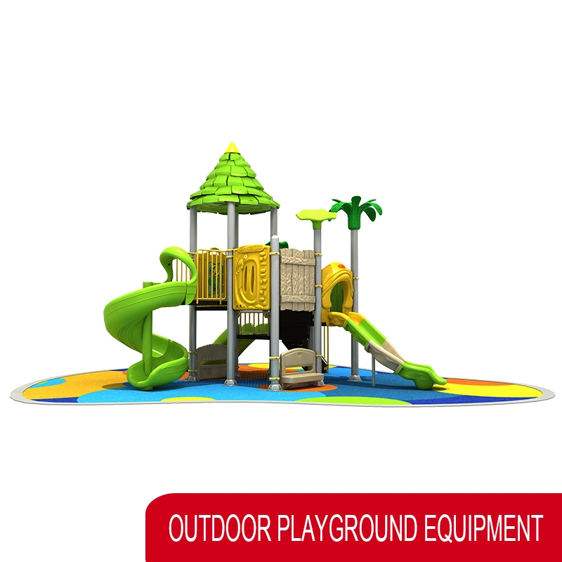 Kids Plastic Slides Outdoor Playground Equipment Amusement Park