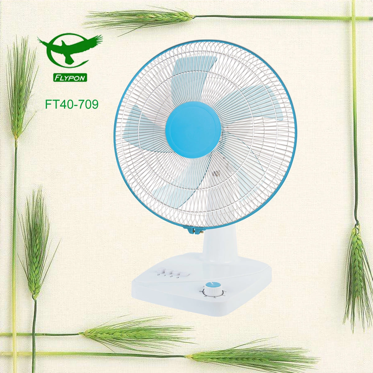 3 PP Blades 16inch Table/Desk Fan with Cooler Wind