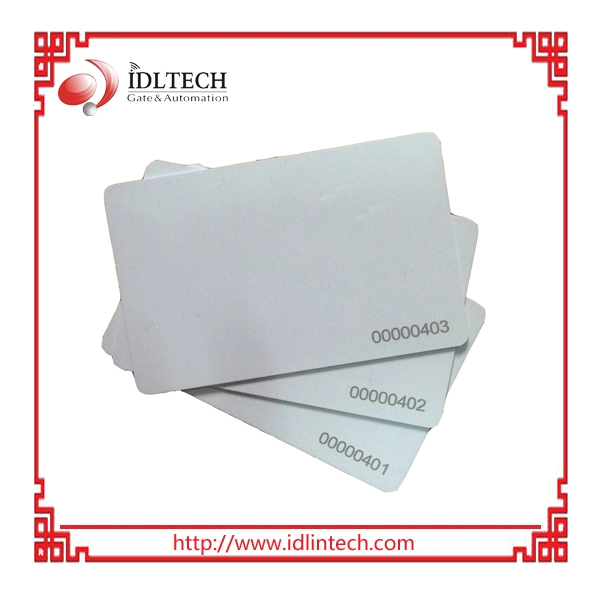 Weiße RFID-UHF-Karte aus PVC