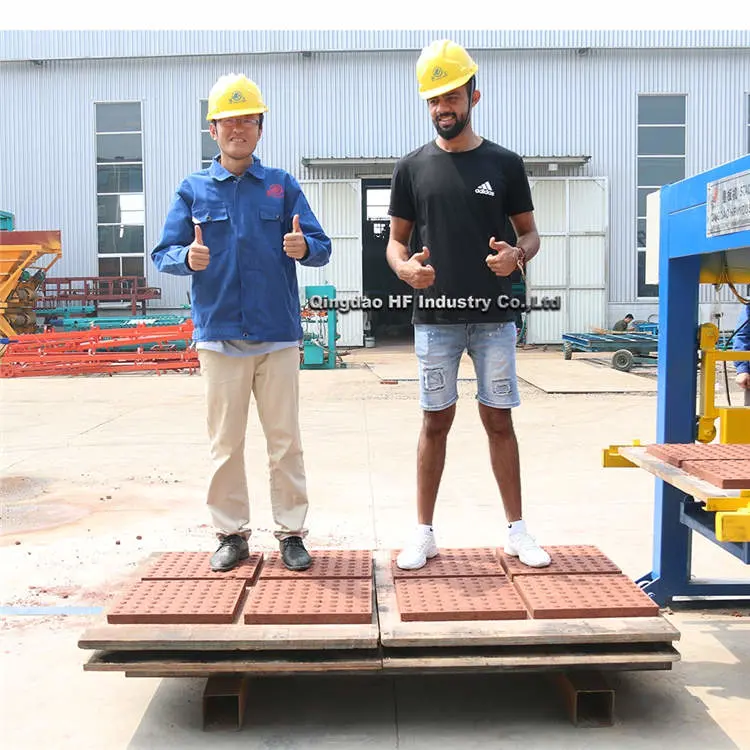 Qt10 máquina de fabricación de ladrillos de concreto automática de ladrillo de pavimentación de enclavamiento Maker bloque hueco de la máquina máquina bloquera bloque para la venta