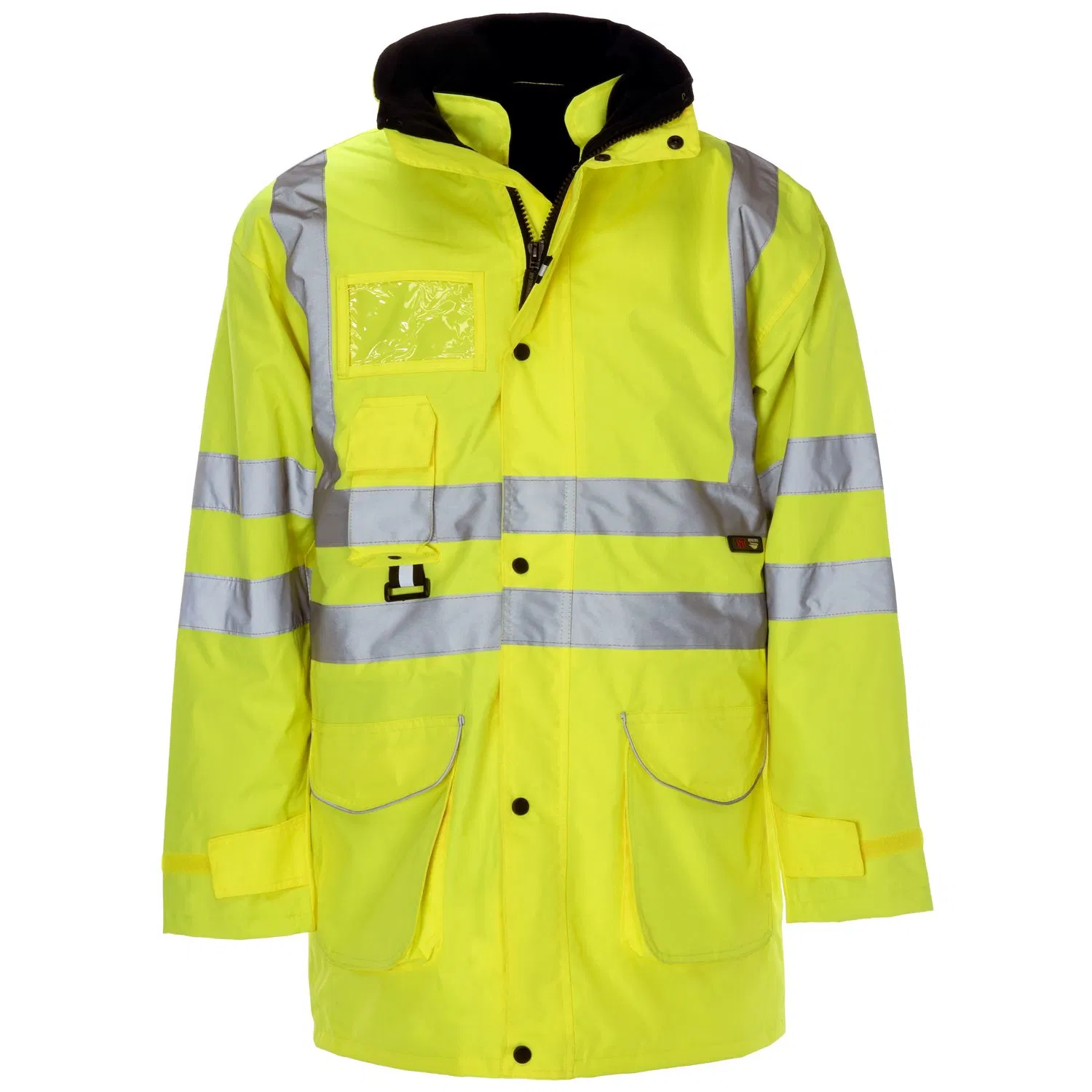Dos tonos Alta visibilidad Reflectiva Nueva Construcción de la Industria Oxford suave Ropa de trabajo ligera chaqueta de seguridad de alta visibilidad reflectante