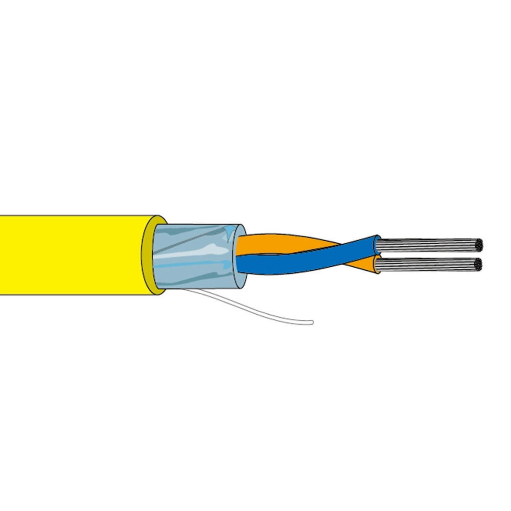 Fieldbus Cable 1 Pair 18AWG Tc OS PVC Pltc for Automaton Communication 2 Core Industrial Control Fixed Copper Wire Cable Belden CE/CPR