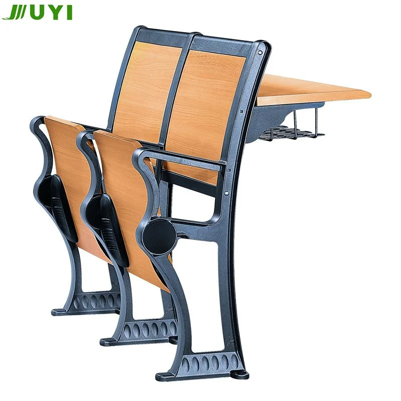 University Lecture Wooden Classroom Desk and Chair School Furniture