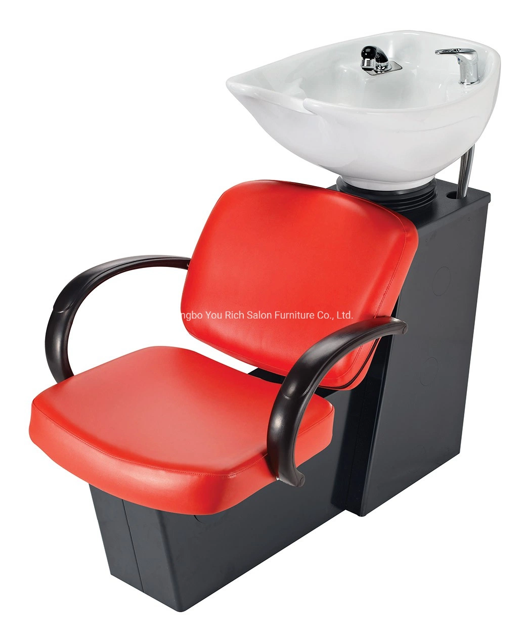 Wash Hair Chair Hair Salon Shampoo Chair Washing Unit with Ceramic Basin