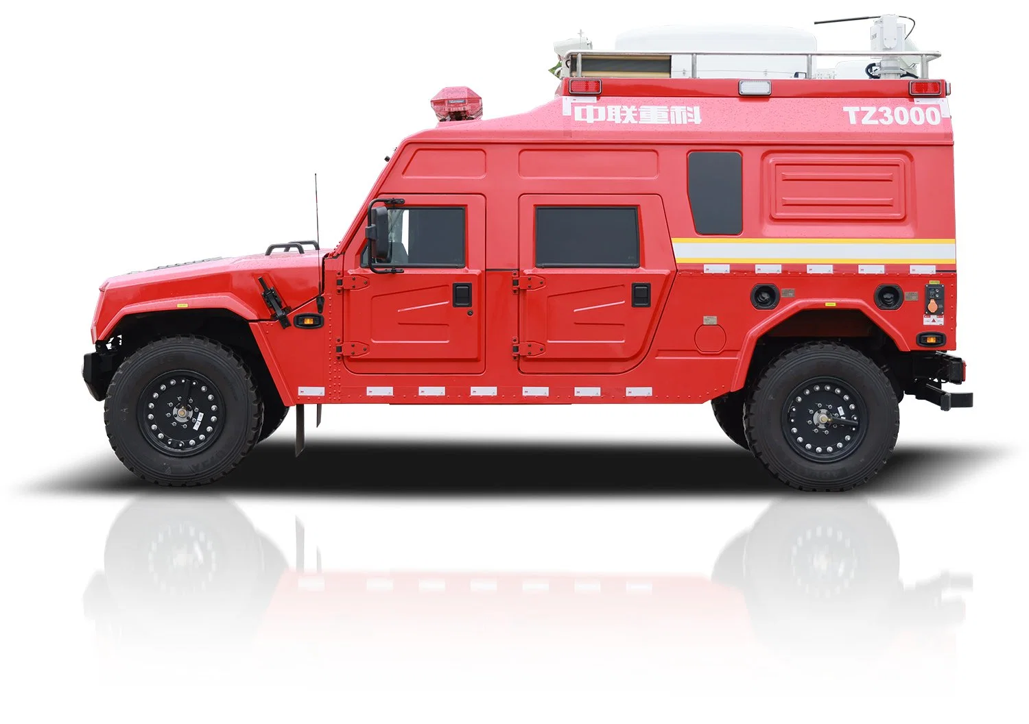 Commande de communication camion incendie Tz3000 avec VMP 4*4