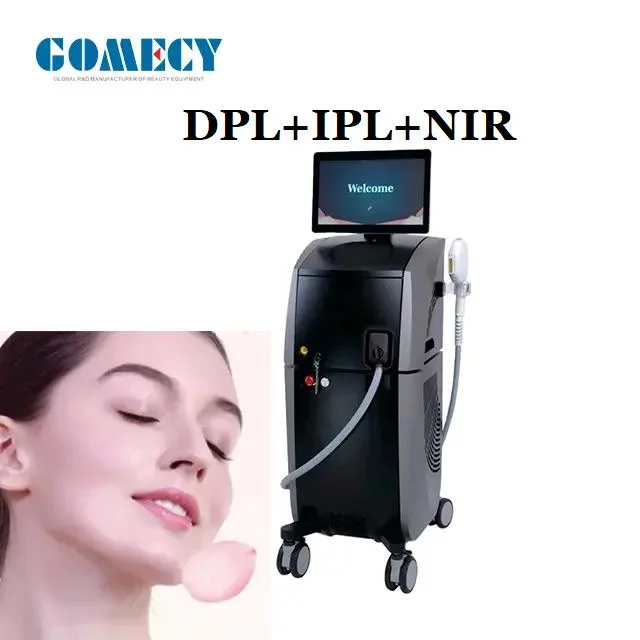 Vertical 3 Handles IPL Dpl Beauty Machine Nir Skin Rejuvenation