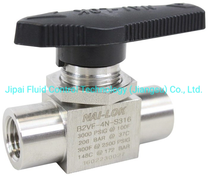 Nailok Compression Gas Ball Valve Female 1/2 Od Angle Ball Valve