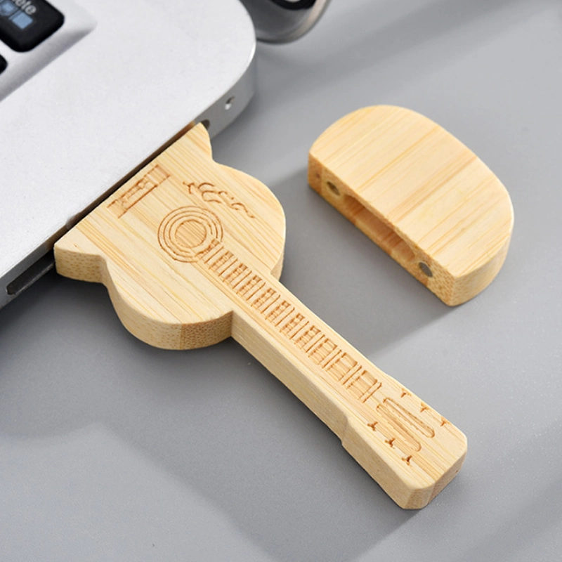 High Speed Wooden Guitar USB 3,0 Flash Drive 32GB Regalo Unidad USB