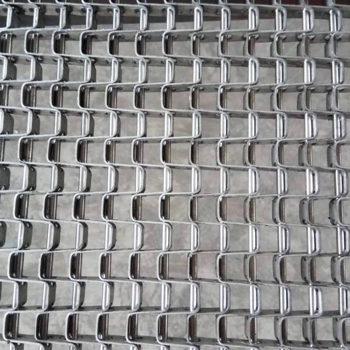 Supply Stainless Steel Conveyor Mesh Belt High Temperature Great Wall Chain Hoof Chain