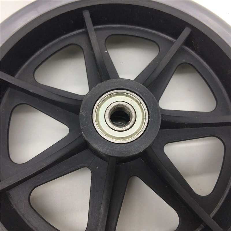 Jq Caster 150mm Wheelchair Front Solid Plastic TPR Wheel Manufacturer