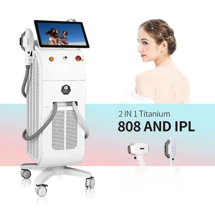 755 808 1064 Remoção de pelos a laser de diodo Laser de diodo Ice Platinum permanente Portátil 808nm Epilator de remoção de pelos a laser de diodo