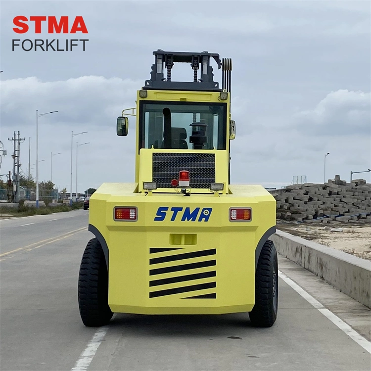 Stma Cheap Forklift Truck 13.5ton 15ton Forklift Truck Duplex Mast with Hydraulic Joystick and Air Conditioner