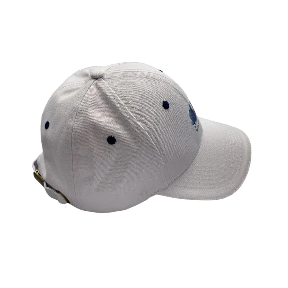 Moda personalizado más barato 6 Panel de promoción de algodón en blanco gorra de béisbol