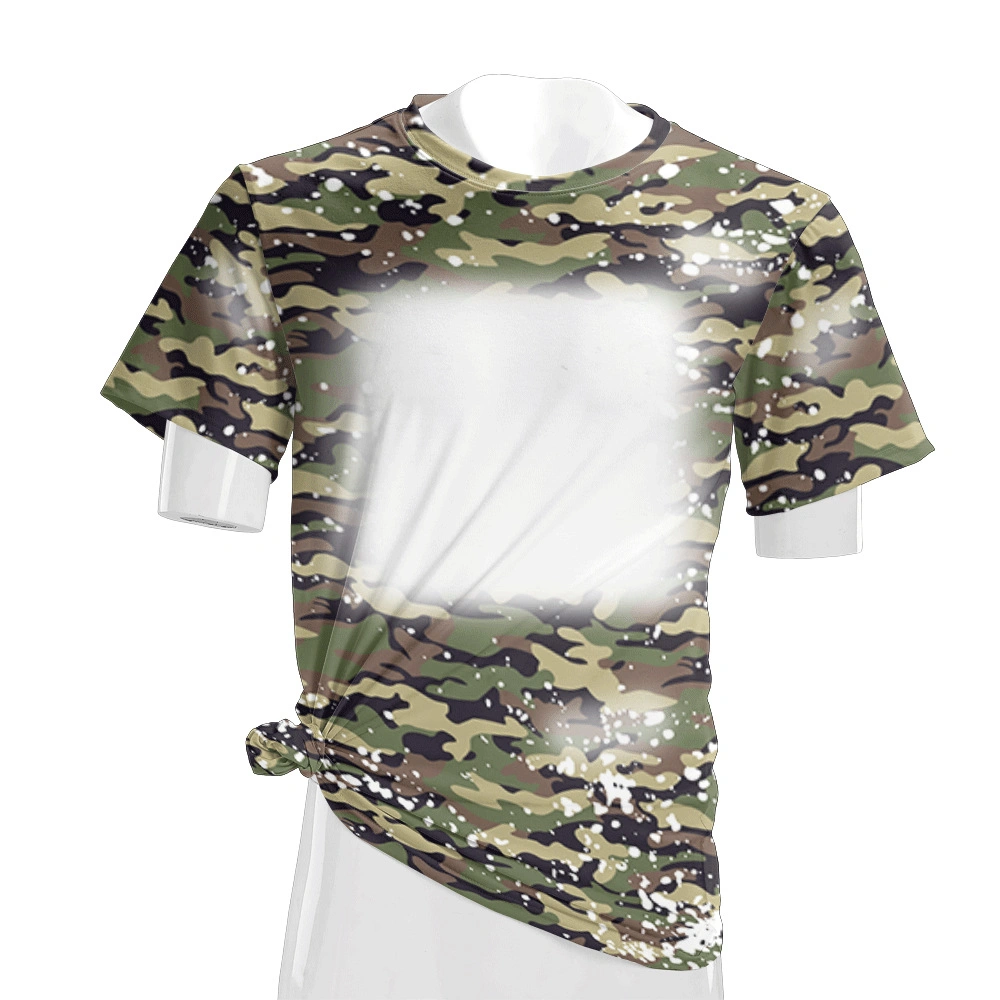 Sport Screen Printed T Shirt for Men Crew Neck Sublimation Tshirt Blank 100polyester