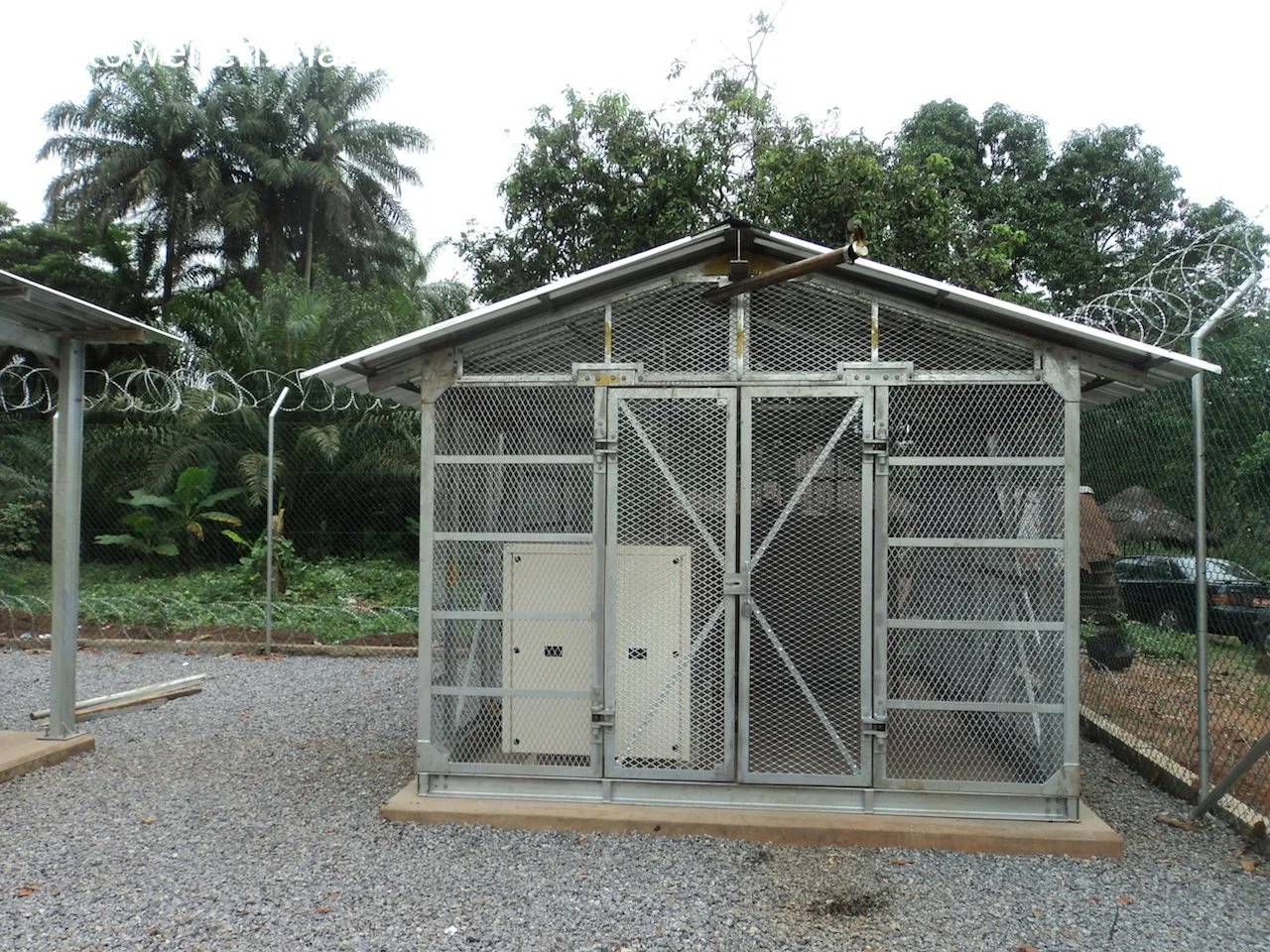 Steel Tower Generator Cage Accessories with Hot DIP Galvanized