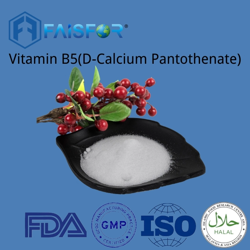 تقوم الشركة المصنعة الصينية بتوفير فيتامين B5 D-Calcium Pantothenate مع التسليم السريع