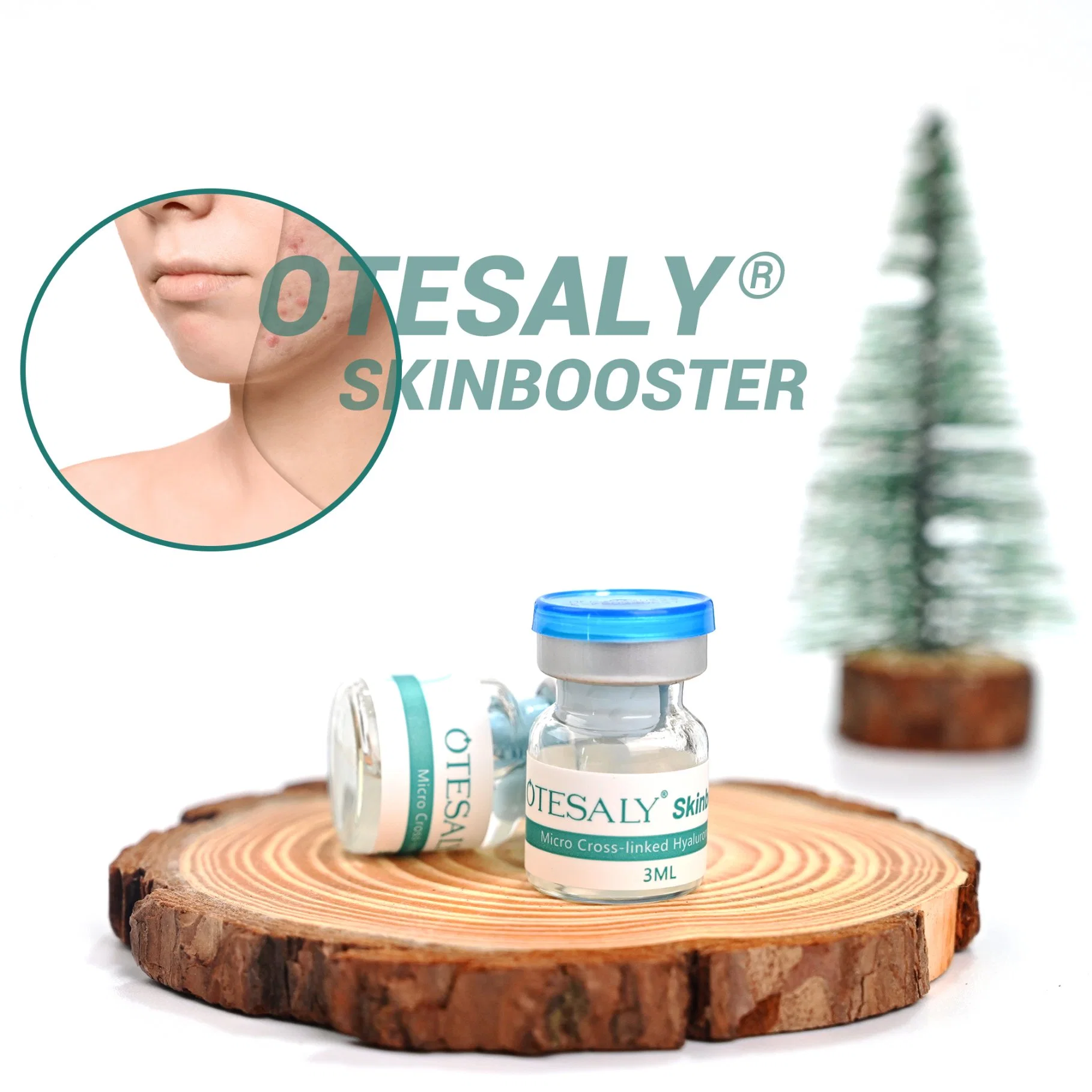 Private Label Otesaly Skinbooster levantamiento iluminando Skintone hidratante de inyección de mesoterapia