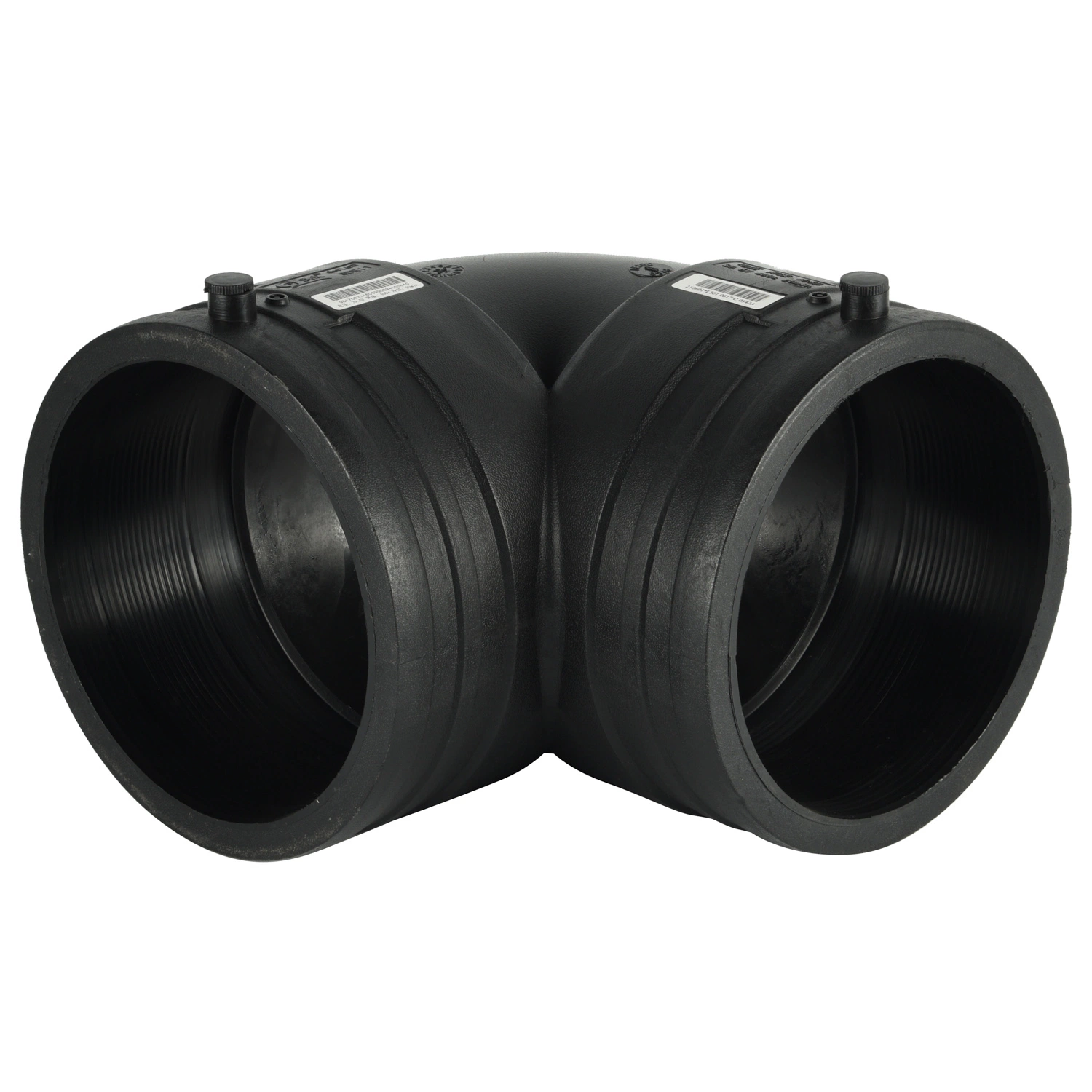 HDPE 90 Degree Elbow SDR11 Electrofusion Pipe Fitting 75mm Pipe HDPE for Gas/Water Supply