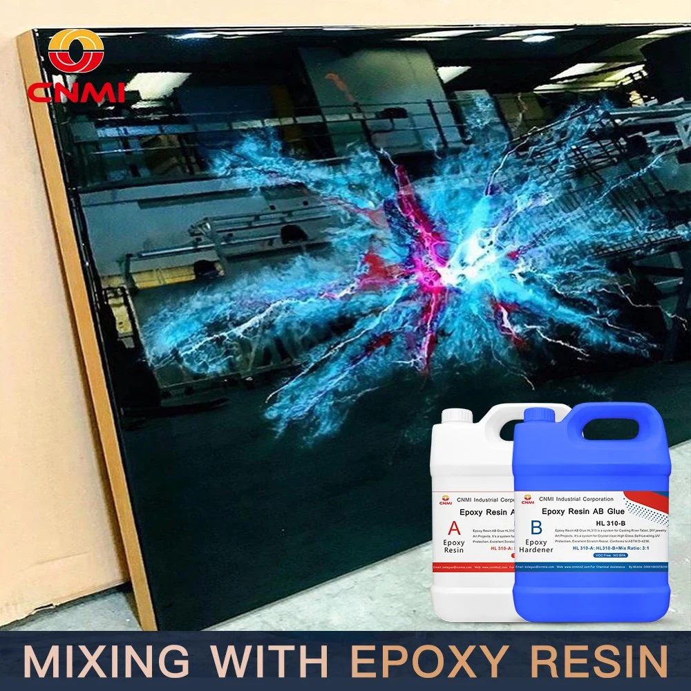 سائل زجاج Epoxy Resin يعمل على مسح رنات الصب السائل من خلال CNC سعة 3 جالون ريسين إيبوكسي