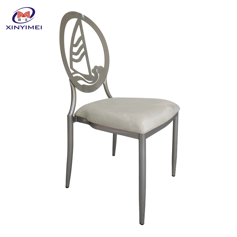 New Design Sailboat Pattern Wedding Party Metal Chair Wholesale/Supplier