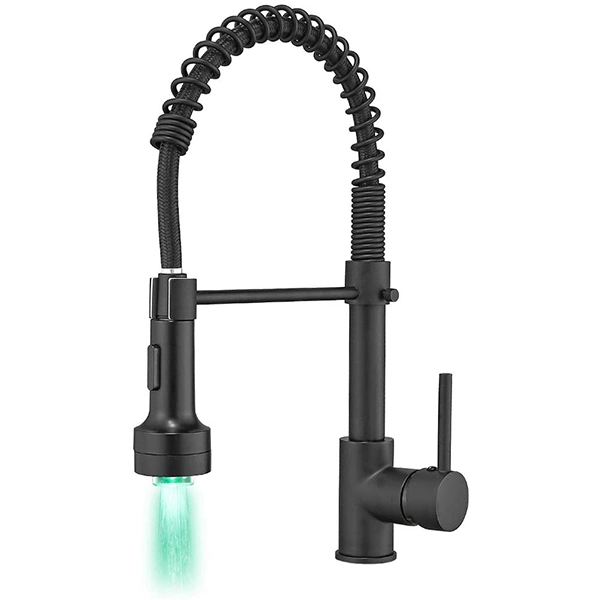 2021 Amazon High quality/High cost performance Modern Kitchen Faucet with LED Light