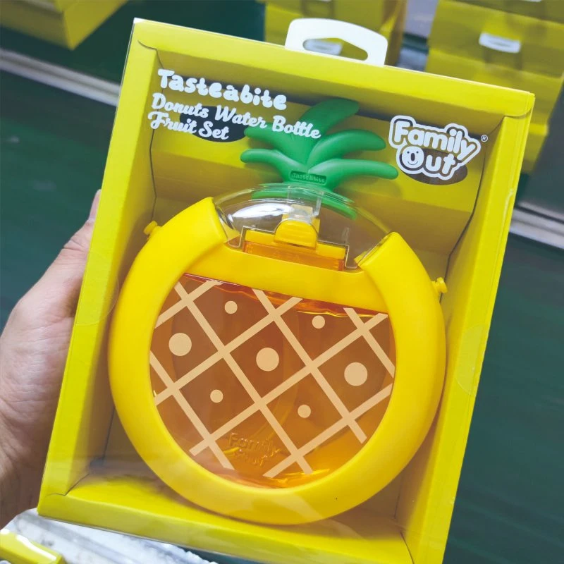 Бутылка для воды Студенческая бутылка для пития Водяной дыни Дизайн Pineapple sippy Cup С фруктовой конструкцией