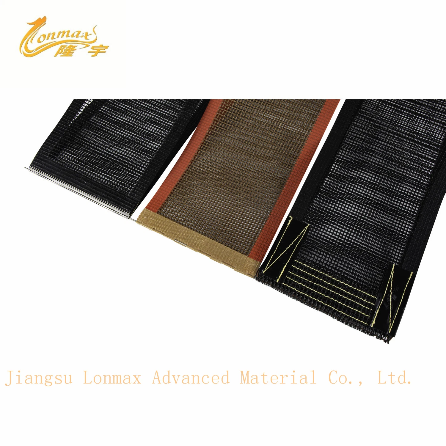 Leno Weaving PTFE Coated Fiberglass Mesh Conveyor Belt