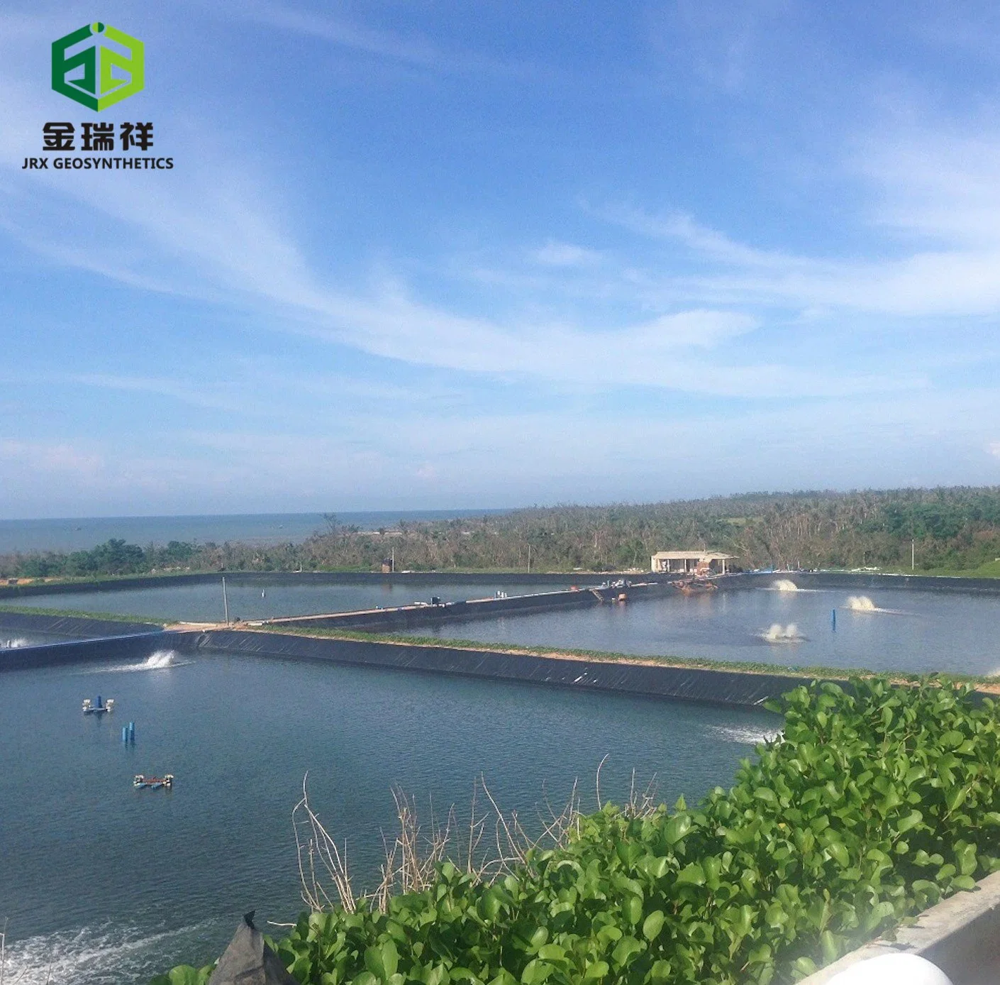 Free Samples Heat Resistant Virgin Waterproof HDPE Geomembrane Liner for Mining Landfill Fish Tank Pond Liner Fish Farming Higher Quality