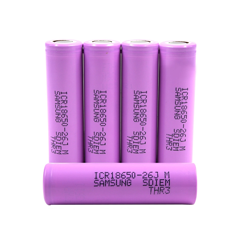 Samsung recargables de alta calidad 18650 3.7V 2600mAh poder Nmc Li-ion