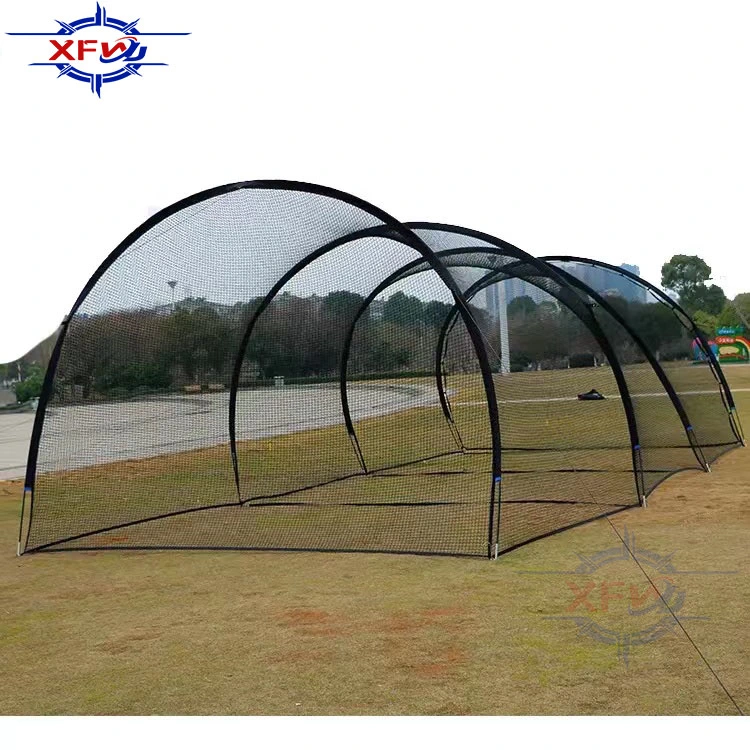 Portable Baseball Batting Cage Outdoor Tunnel Cricket Softball Hitting Training Net