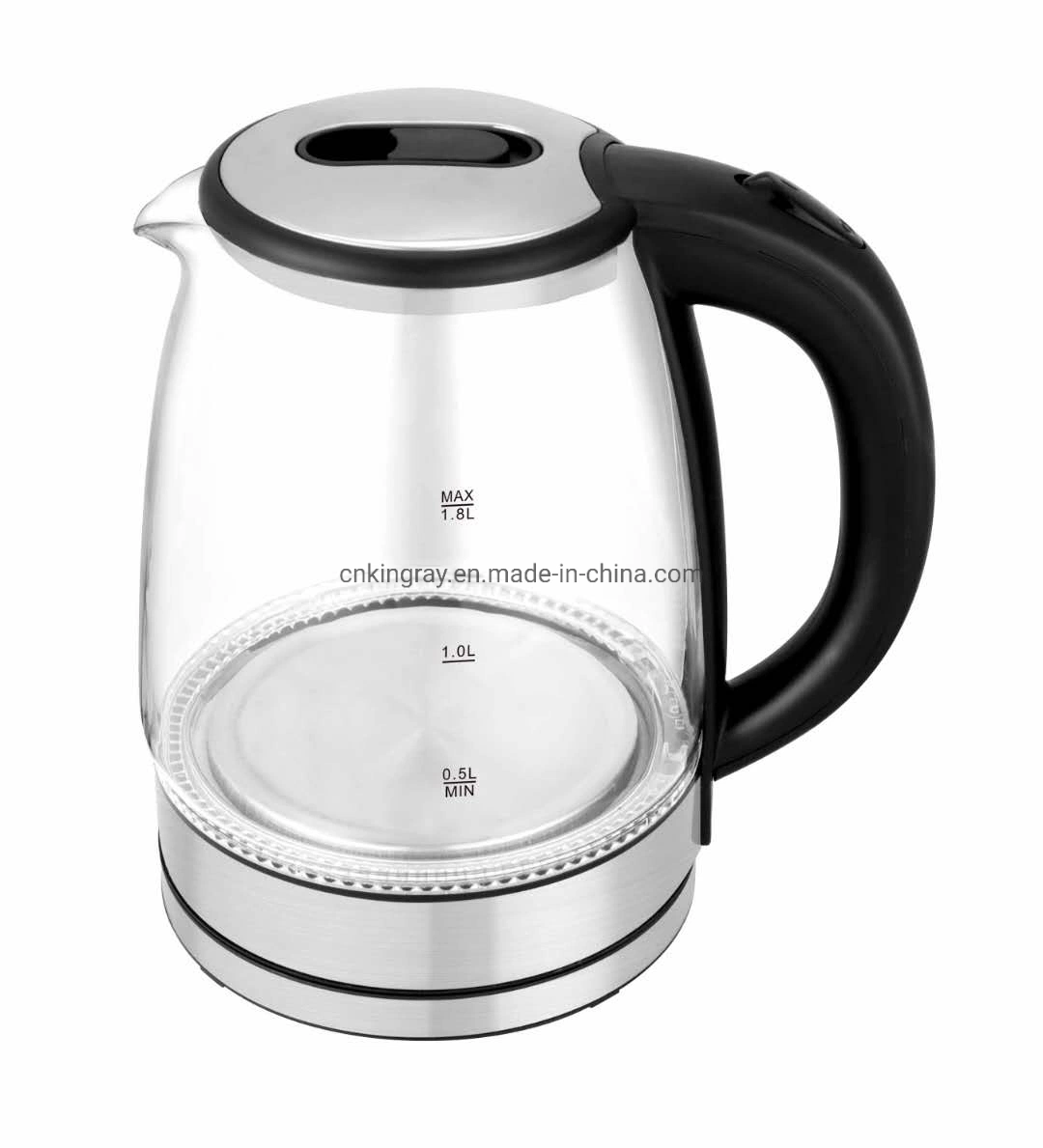 Custom Small Home Electronics Appliances Glass Cordless Electric Jug Tea Kettle