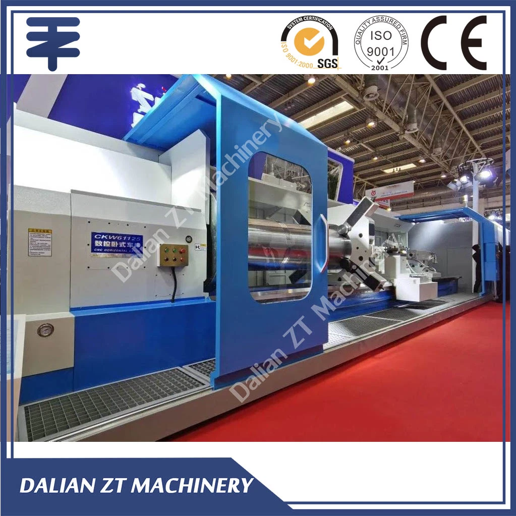 Large  Heavy Strong 3  Guideway Horizontal Roll  CNC Turning Lathe Manufacturer for Steel Plant