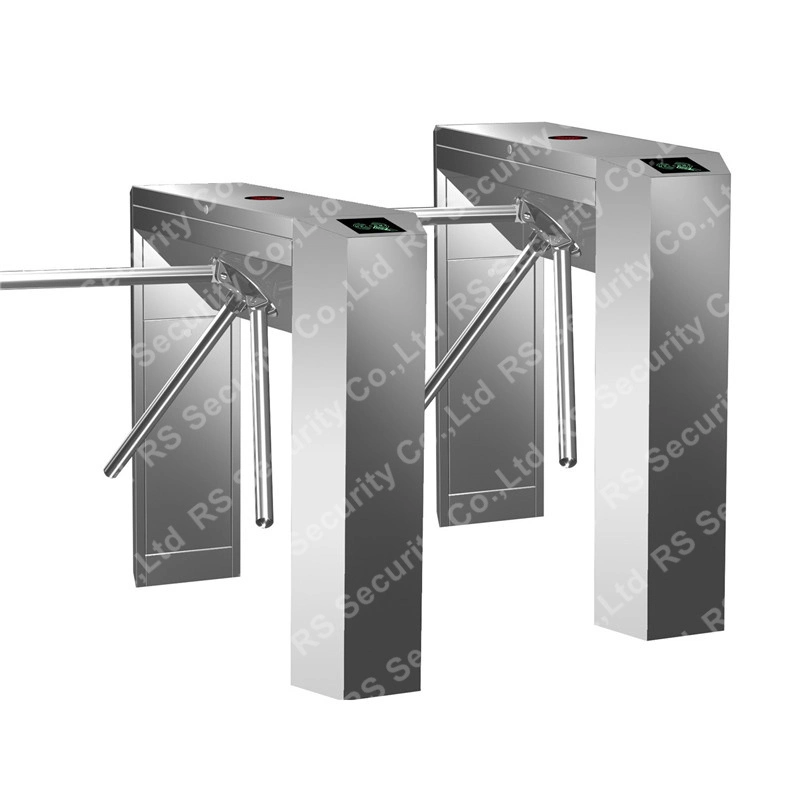 Pass Lanes Tickets Verification Waist Height Doors Turnstile 304 Ss Stainless Steel Tripod Gates Barrier Board