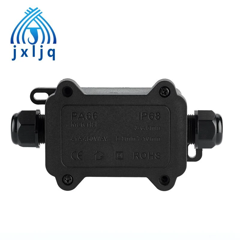 Small H Type Plastic Electrical Wire Underwater Cable LED Power IP68 3 Way Waterproof Wire Connection Junction Boxes