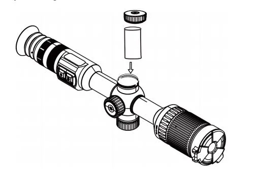 Lente de 50 mm 384 * 288 Detector Caça telescópios termooculares monoculares infravermelhos Visão com osciloscópio térmico Night Vision LRF opcional