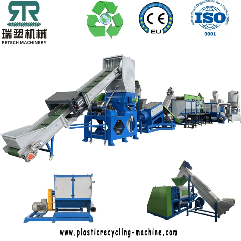 PP Woven Bags Recycle Plastic LDPE Film Washing Friction Washer Automatic for Recycling Line
