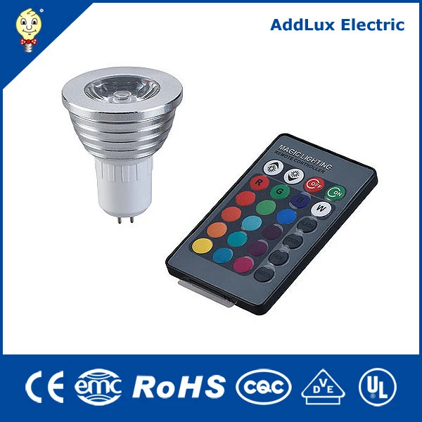 Ce UL Saso 5W COB GU10 Remote Control LED Spotlight Bulb Made in China for Home & Business Indoor Lighting From Best Distributor Factory