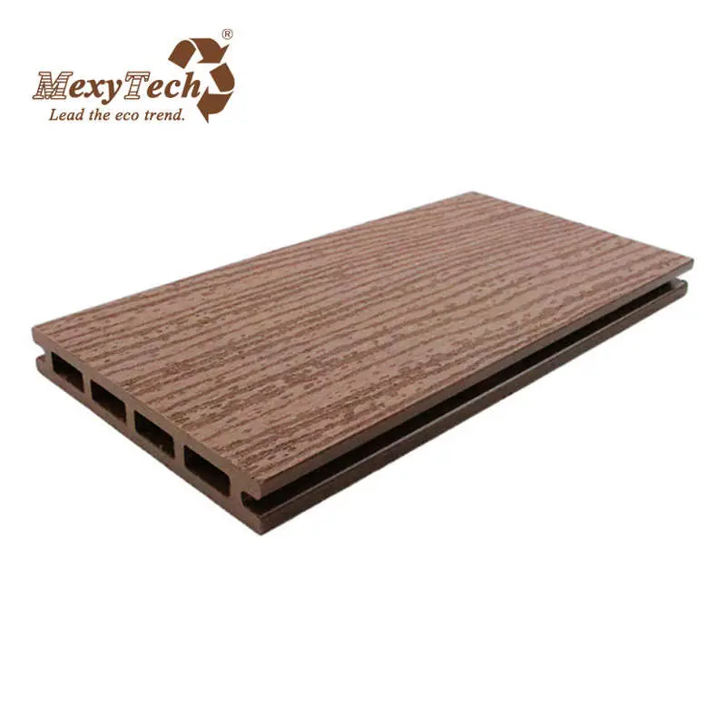 WPC Exterior Decking 145*21mm Poplur Balcony Decoration Material Easily Installed