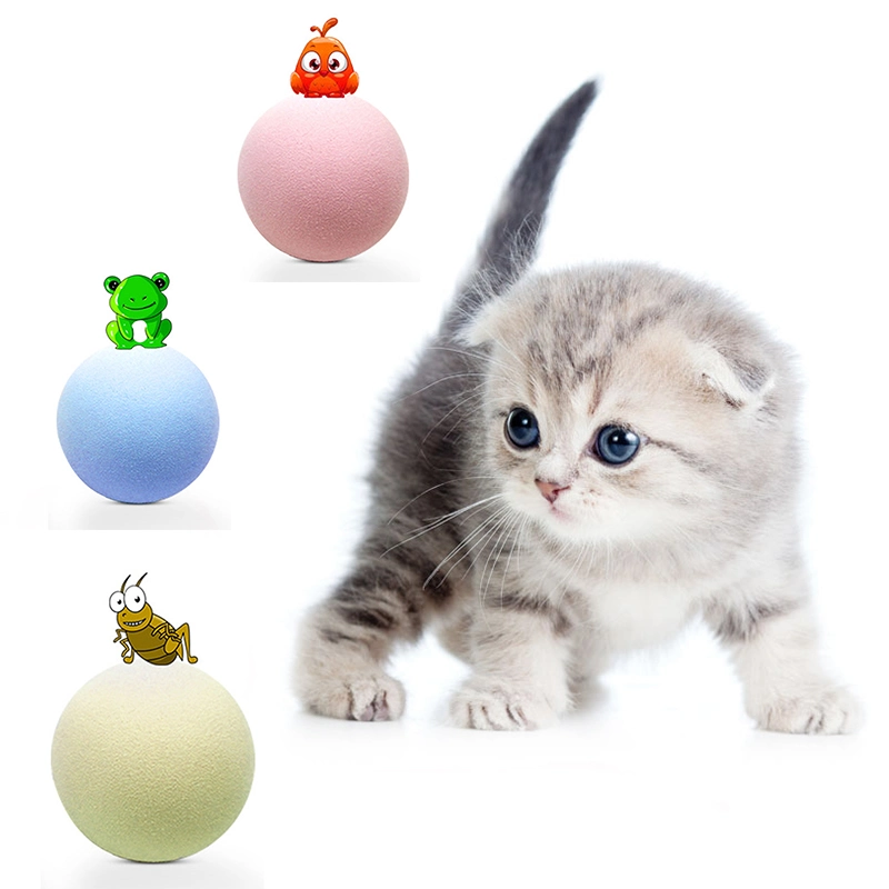 3 Colors Cat Toys New Smart Touch Sounding Toys Ball Pet Training Toy Supplies